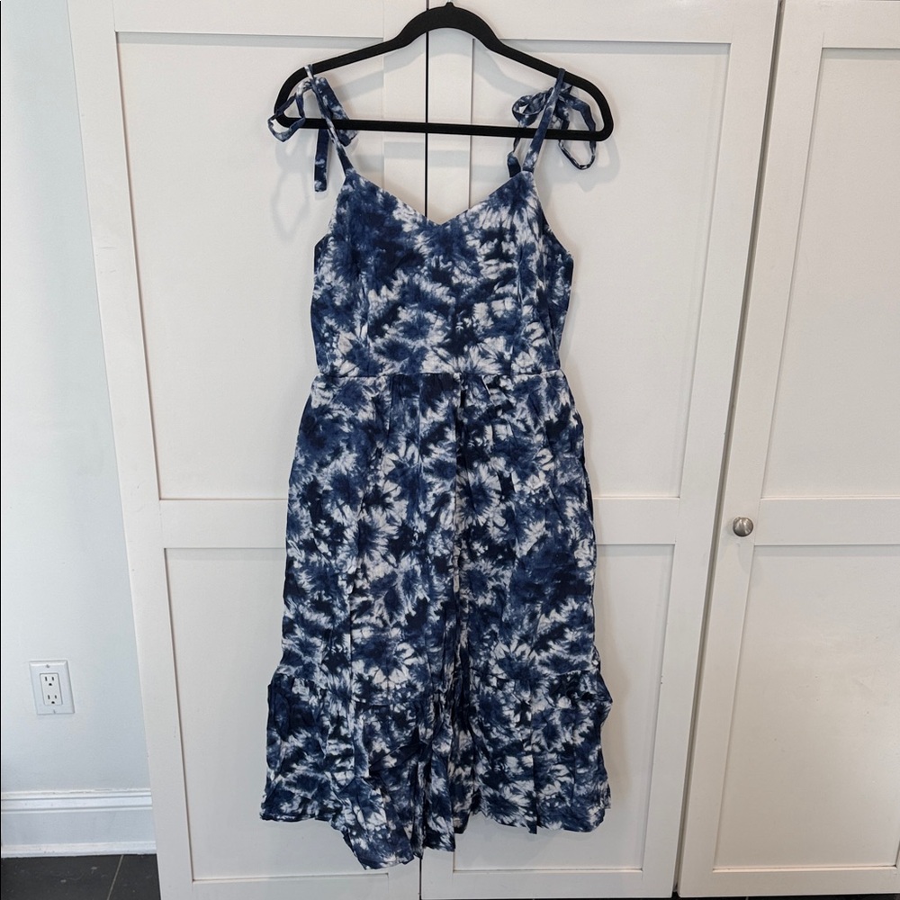 Gap Stylish Blue Tie-Dye Summer Dress